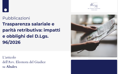 Trasparenza salariale e parità retributiva